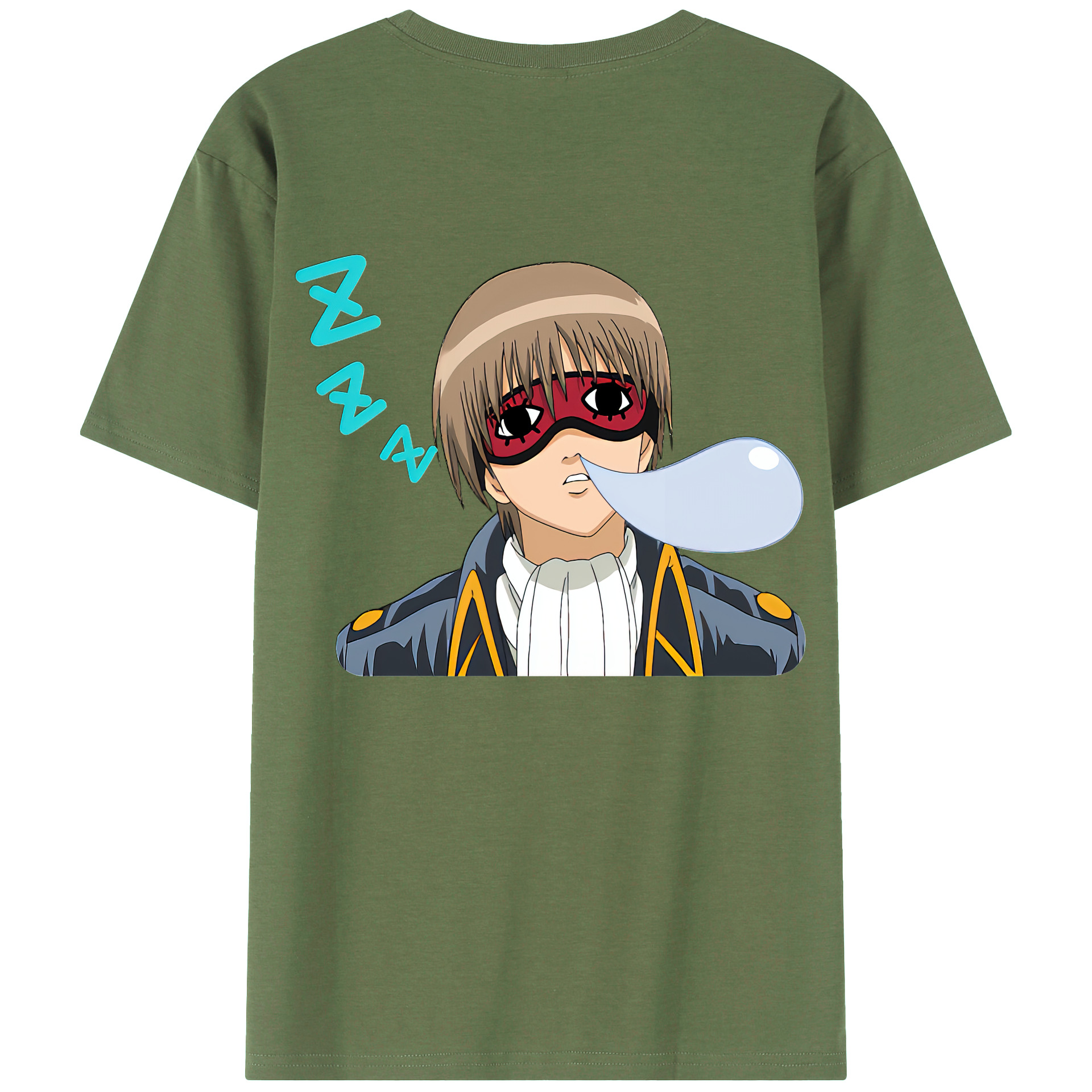（画像用） ぎんたま 坂田銀時（さかたぎんとき） 神楽 志村新八（しむら しんぱち） GINTAMA Sakata Gintoki Kagura Shimura Shinpachi 綿100％ メンズ半袖Tシャツ（バックプリント） 通気性